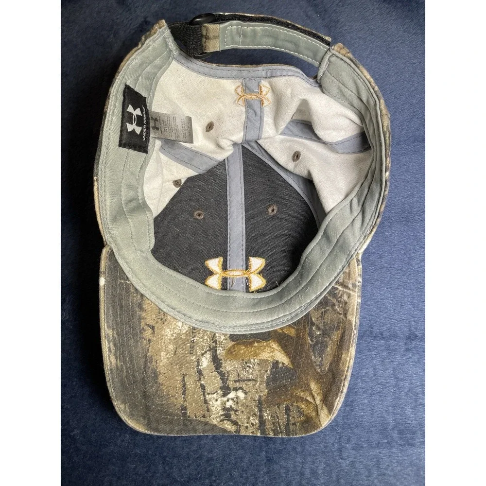 Under Armour Camo Hat Cap Mens Adjustable Strap Camouflage OSFA Hunting